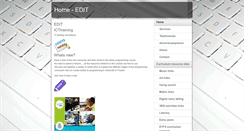 Desktop Screenshot of edit-training.co.uk