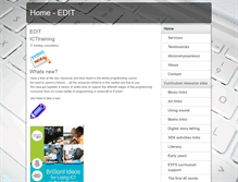 Tablet Screenshot of edit-training.co.uk